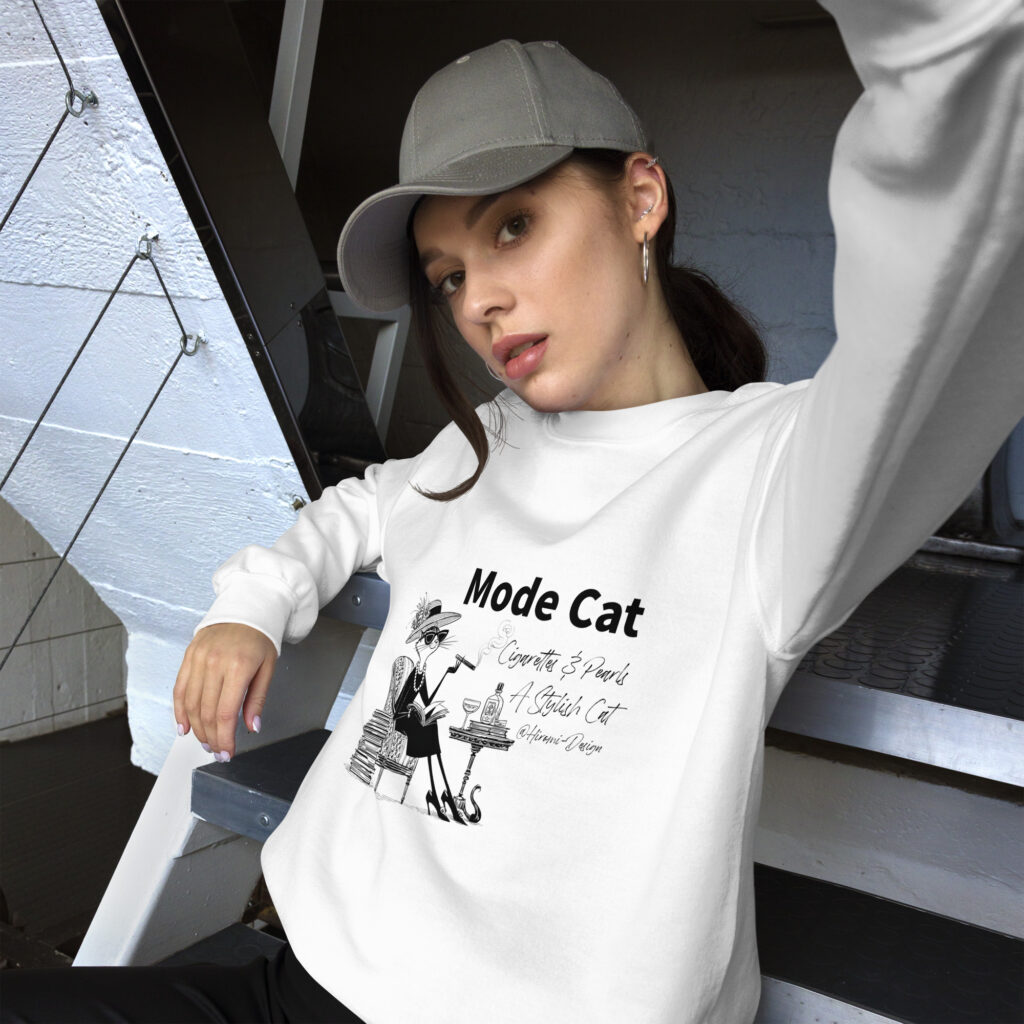 Mode Cat/モードキャット/白スウェット