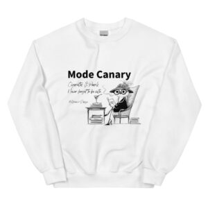 Mode canary/モード カナリア/白スウェット