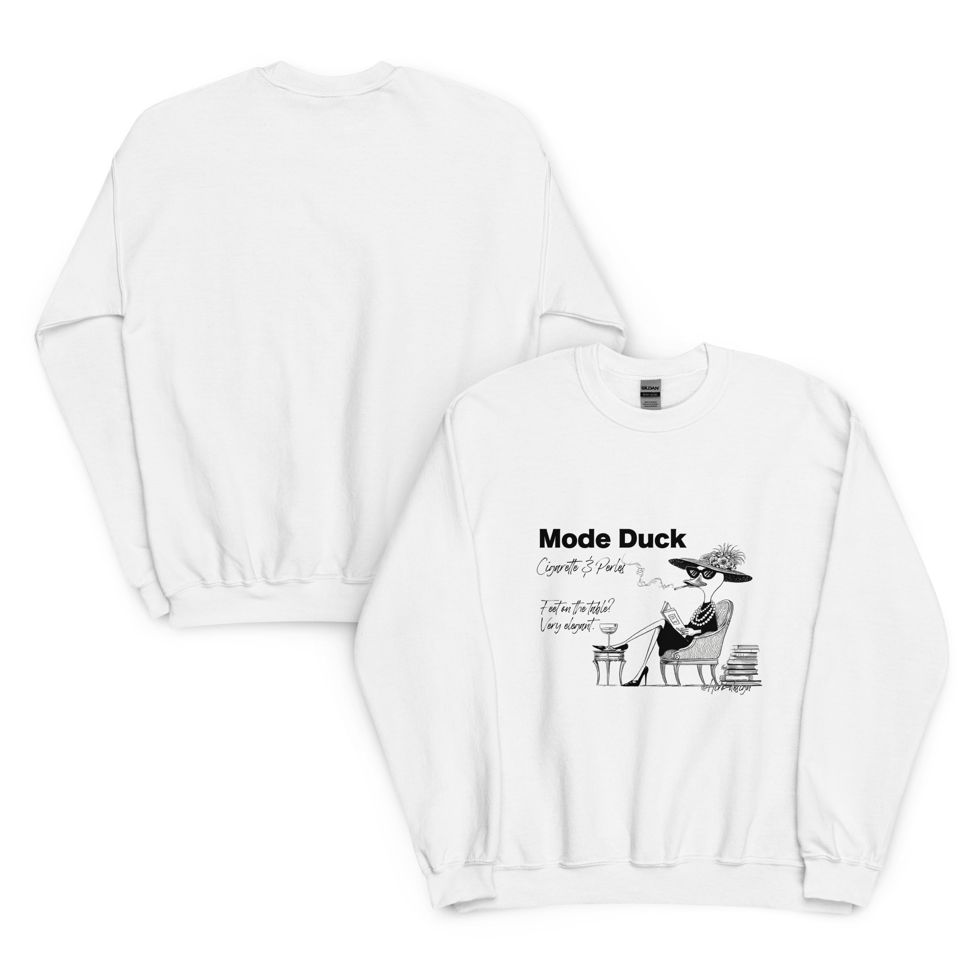 Mode Duck ユニセックス スウェット - 画像 (2)