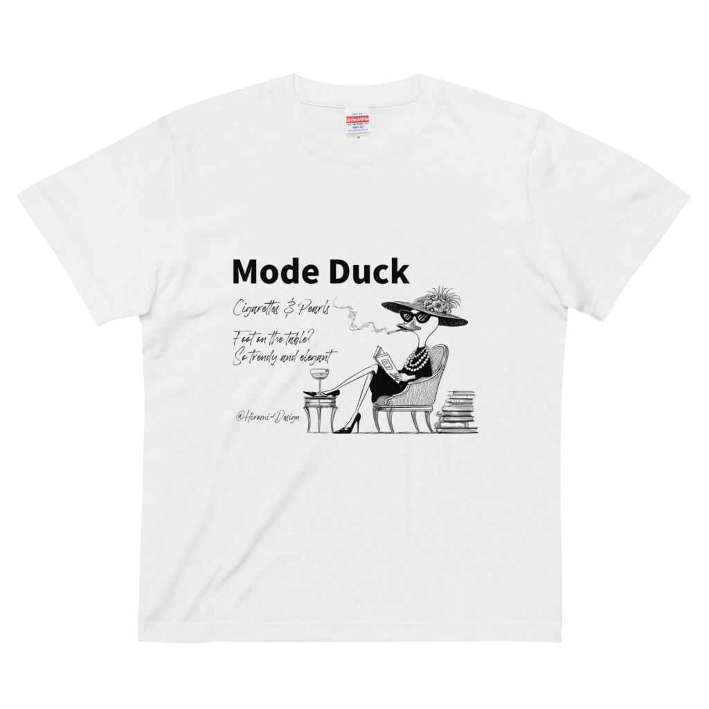 Mode Duck/モードダック/白Tシャツ