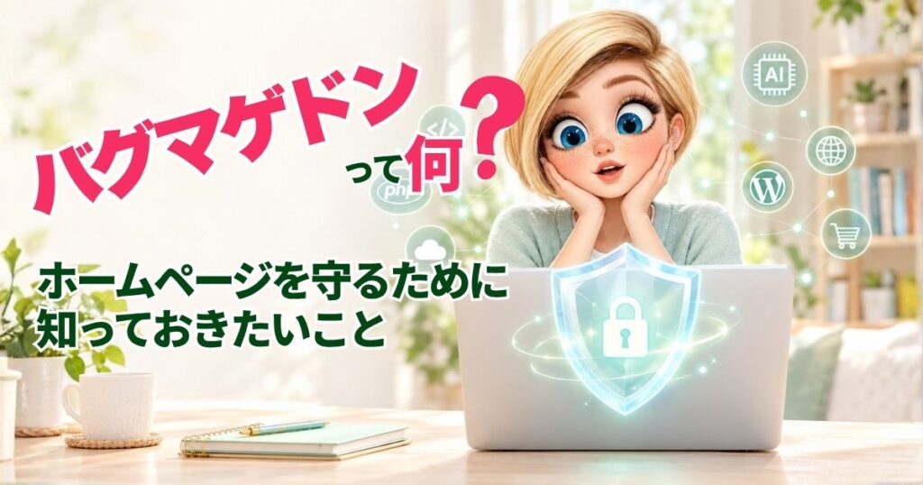 バグマゲドンって何？ ホームページを守るために知っておきたいこと
